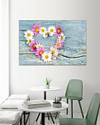 Obraz Srdce z kvetov 1590